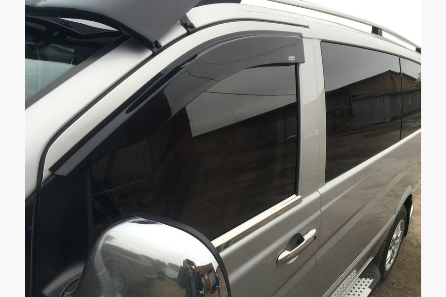 Mercedes Viano 2004–2014 Logu vēja deflektori (2 gab., ieliekamie DD) Image