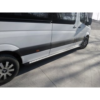Sānu pakāpieni DOT-Line (2 gab., alumīnijs) Volkswagen LT 1995–2006 foto 1