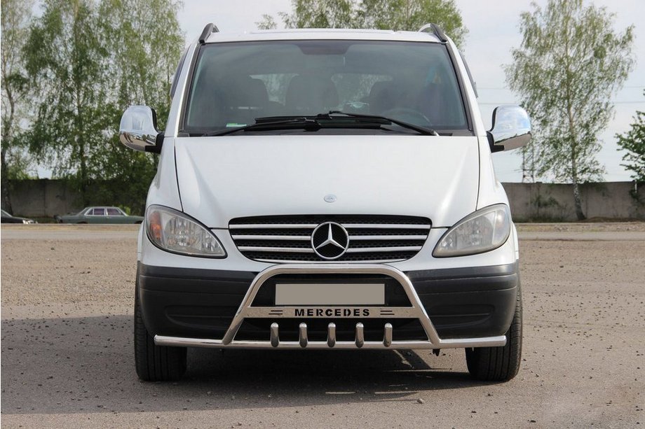 Mercedes Vito W639 2004–2014 Kengurustienis WT004-Plus ar ūsām (nerūsējošais tērauds) Image