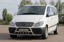 Mercedes Vito W639 2004–2014 Kengurustienis WT004-Plus ar ūsām (nerūsējošais tērauds) foto 3