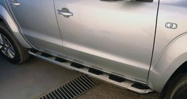 Audi Q3 2011–2019 Sānu sliekšņi Vison (2 gab., alumīnijs / nerūsējošais tērauds) foto 1
