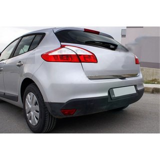 Bagāžnieka malas aizsarguzlika (HB, nerūsējošais tērauds) Renault Megane III 2009–2016 foto 2