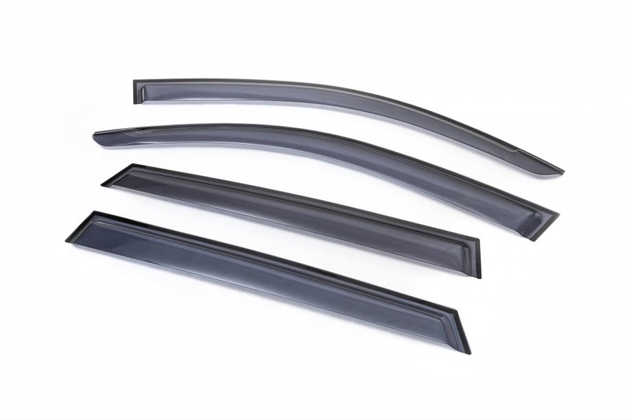 BMW X1 E84 2009–2015 Logu vēja deflektori (4 gab., Niken) Image