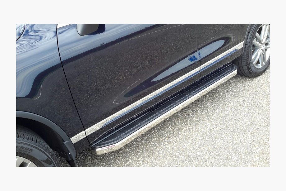Volkswagen Touareg 2010–2018 Sānu pakāpieni OEM stila V1 (2 gab., alumīnijs) Image