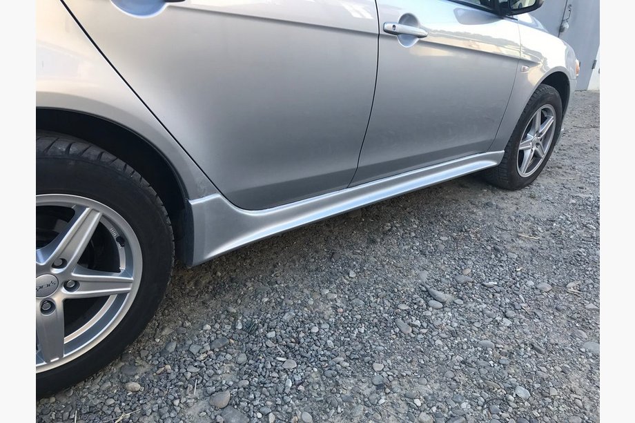 Mitsubishi Lancer X 2008– Sānu sliekšņi (2 gab., krāsošanai) Image