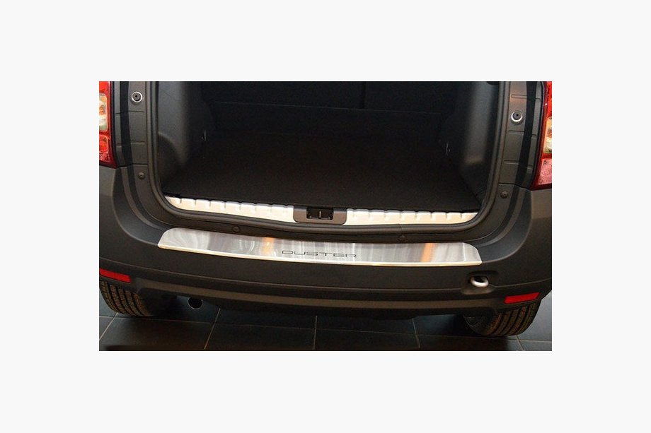 Dacia Duster 2008–2018 Aizmugurējā bampera uzlika Nataniko ar ieloci (nerūsējošais tērauds) Image