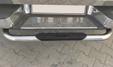 Mercedes X class 2017–2020 Aizmugurējais aizsargstienis Omsa (nerūsējošais tērauds) foto 1