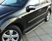 Mercedes ML W164 2005–2011 Sānu pakāpieni BlackLine (2 gab., alumīnijs) foto 1