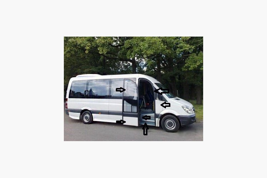 Volkswagen Crafter 2006–2016 Pasažiera durvju komplekts Image