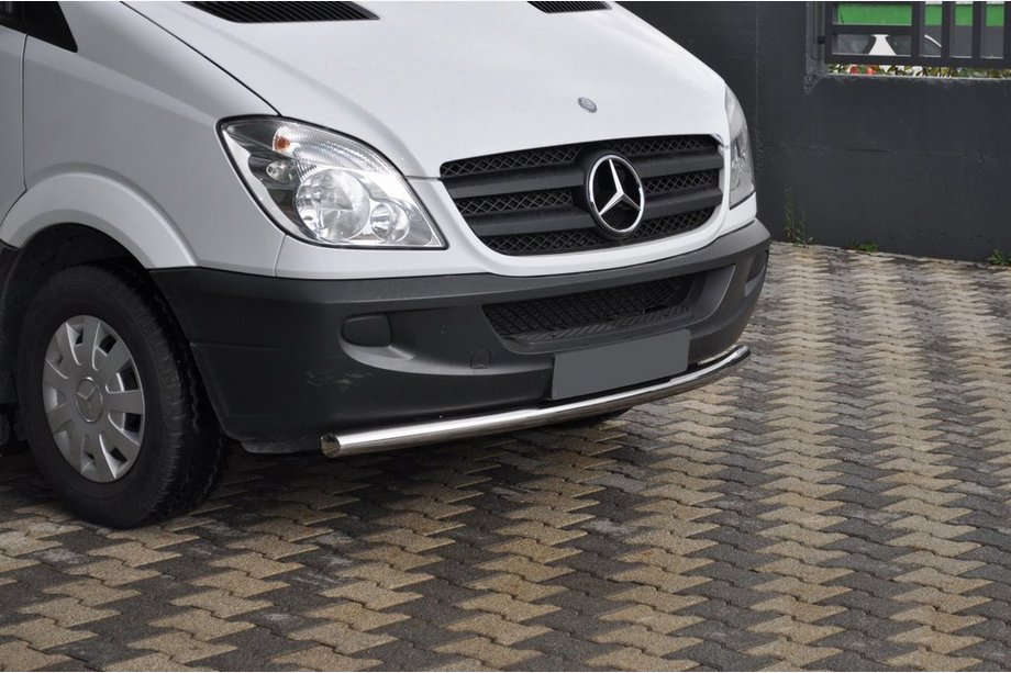 Mercedes Sprinter W906 2006–2018 Priekšējais apakšējais aizsargstienis ST008 (nerūsējošais tērauds) 2006-2013, 70 mm Image