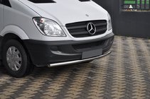 Mercedes Sprinter W906 2006–2018 Priekšējais apakšējais aizsargstienis ST008 (nerūsējošais tērauds) 2006-2013, 70 mm foto 1