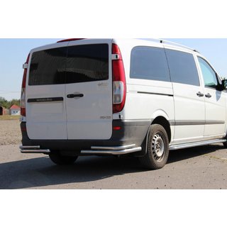 Aizmugurējie stūra stieņi AK003-Double (2 gab., nerūsējošais tērauds) Mercedes Vito W639 2004–2014 foto 1