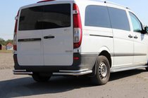 Mercedes Viano 2004–2014 Aizmugurējie stūra elementi AK003-Double (2 gab., nerūsējošais tērauds) foto 1