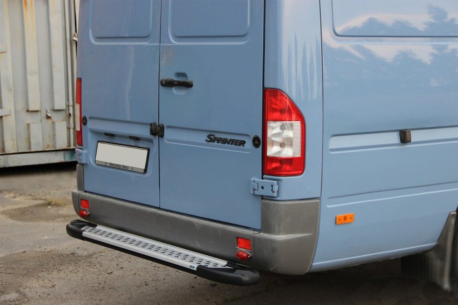 Volkswagen Crafter 2006–2016 Aizmugurējā aizsargstīpa Allmond (alumīnijs) Image