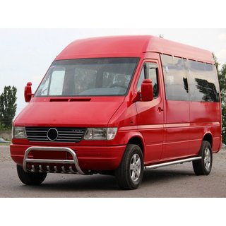 Bullbar WT008 (nerūsējošais tērauds) Mercedes Sprinter W901/902/903/904/905 1995–2006 foto 1
