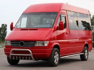 Mercedes Sprinter W901/902/903/904/905 1995–2006 Bullbar WT008 (nerūsējošais tērauds) foto 1