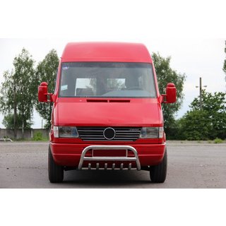Bullbar WT008 (nerūsējošais tērauds) Mercedes Sprinter W901/902/903/904/905 1995–2006 foto 2
