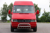 Mercedes Sprinter W901/902/903/904/905 1995–2006 Bullbar WT008 (nerūsējošais tērauds) foto 2