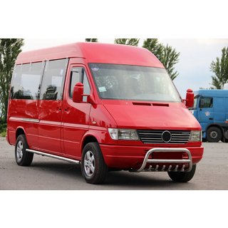 Bullbar WT008 (nerūsējošais tērauds) Mercedes Sprinter W901/902/903/904/905 1995–2006 foto 3