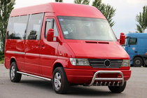 Mercedes Sprinter W901/902/903/904/905 1995–2006 Bullbar WT008 (nerūsējošais tērauds) foto 3