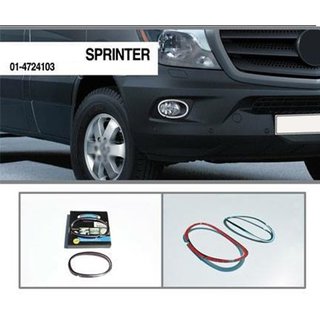 Miglas lukturu uzlikas 2013↗ (2 gab., nerūs. tērauds) Mercedes Sprinter W906 2006–2018 foto 3