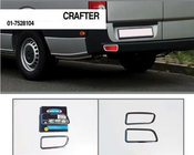 Mercedes Sprinter W906 2006–2018 Reflektoru uzlikas aizmugurējam buferim (2 gab., nerūsējošais tērauds) foto 4