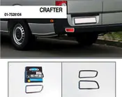 Volkswagen Crafter 2006–2016 Reflektoru uzlikas aizmugurējam buferim (2 gab., nerūsējošais tērauds) foto 4
