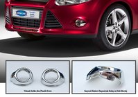 Ford Focus III 2011–2017 Hromēti miglas lukturu uzlikas (2 gab., plastmasa) foto 1