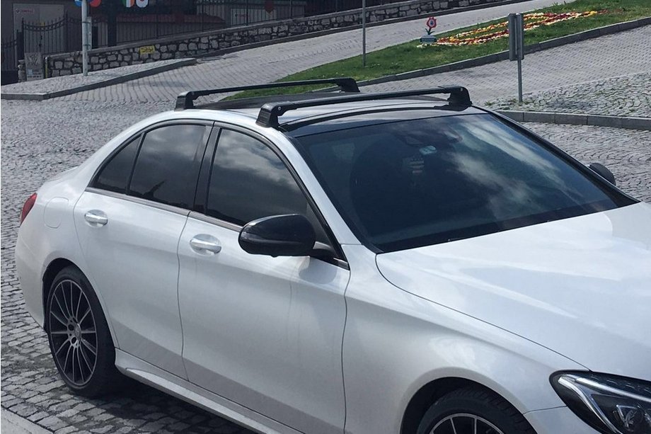 Mercedes C-сlass W205 2014–2021 Adapteri rūpnīcas stiprinājuma vietām (2 gab., slēdzami ar atslēgu) Image