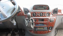 Mercedes Sprinter W901/902/903/904/905 1995–2006 (cdi, 2000-2006) Priekšējā paneļa uzlikas (Meric) klaviermelns foto 8