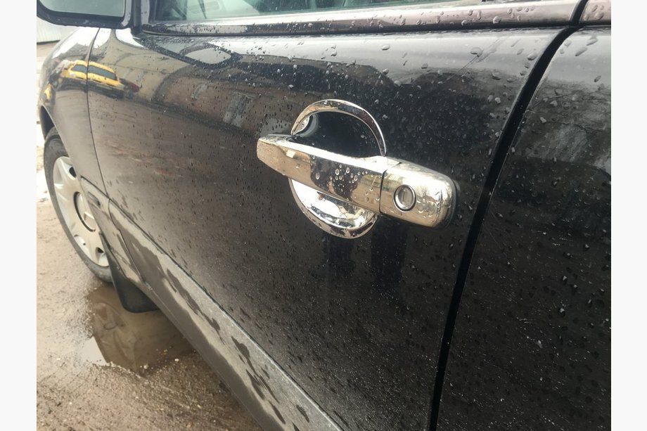 Mercedes E-class W210 1995–2002 Durvju rokturu uzlikas (4 gab., nerūsējošais tērauds) OmsaLine – itāļu nerūsējošais tērauds Foto 2