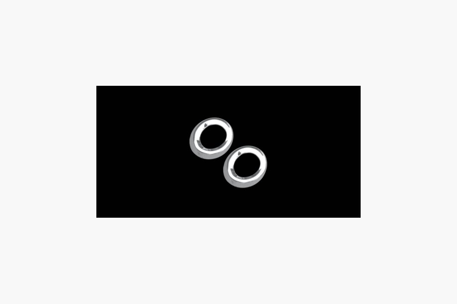 Mercedes ML W164 2005–2011 Hromētas miglas lukturu uzlikas (2 gab., plastmasa) Image