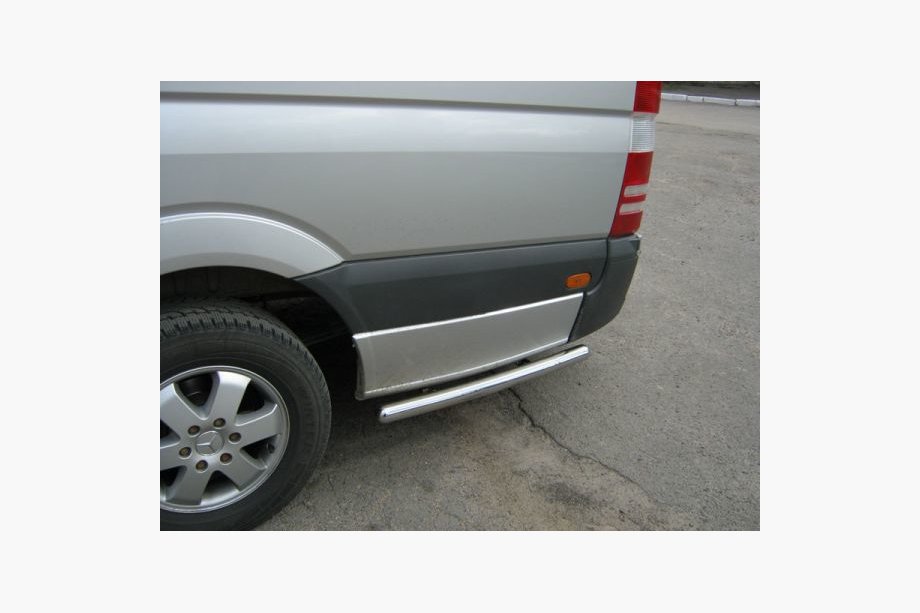 Mercedes Sprinter W906 2006–2018 Sānu caurules aiz aizmugurējā riteņa (2 gab., nerūsējošais tērauds) Garā riteņu bāze, 70 mm Foto 5
