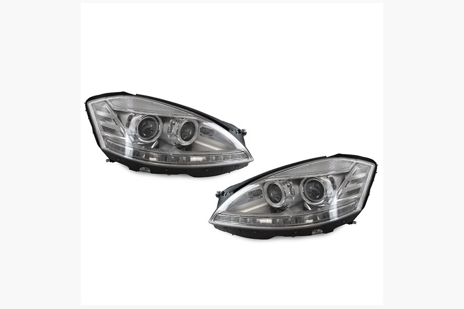 Mercedes S-class W221 2005–2013 Priekšējie lukturi komplektā NightVision (Oriģināls) Image