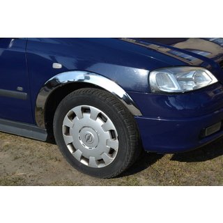 Riteņu arku uzlikas (4 gab., nerūsējošais tērauds) Opel Astra G Classic 1998–2012 foto 1