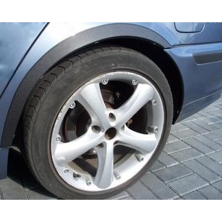 Riteņu arku uzlikas (4 gab., melnas) BMW 3. sērija E46 1998–2006 foto 1