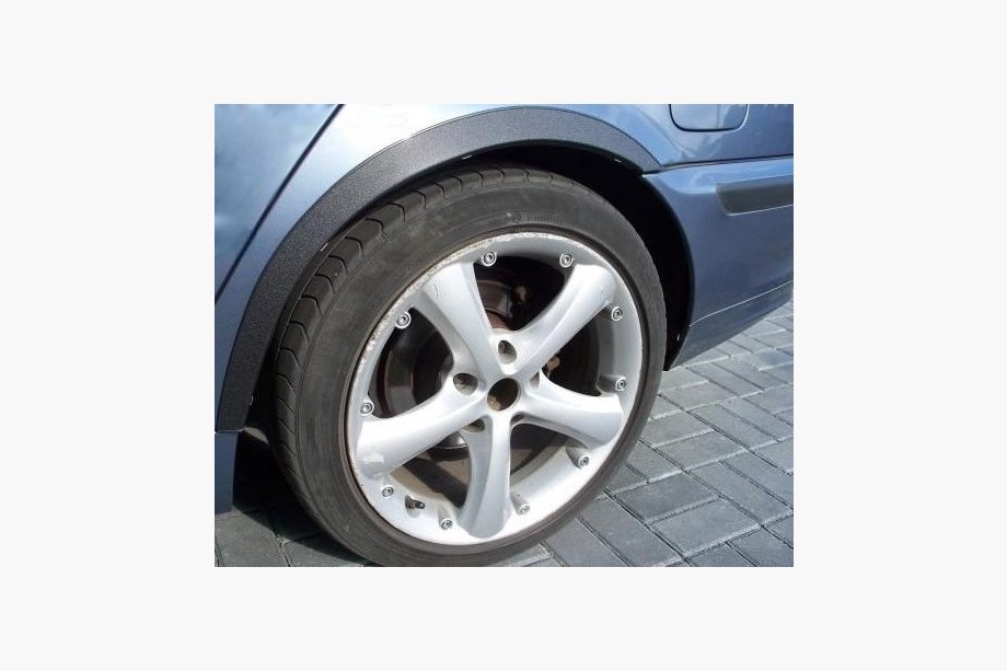 BMW 3. sērija E46 1998–2006 Riteņu arku uzlikas (4 gab., melnas) Image