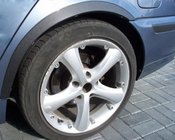 BMW 3. sērija E46 1998–2006 Riteņu arku uzlikas (4 gab., melnas) foto 1