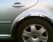 Dacia Sandero 2013–2020 Riteņu arku uzlikas (4 gab., nerūsējošais tērauds) 2016+ foto 1
