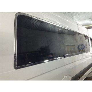 Pilns logu apmaļu komplekts (nerūsējošais tērauds) Volkswagen Crafter 2006–2016 foto 1