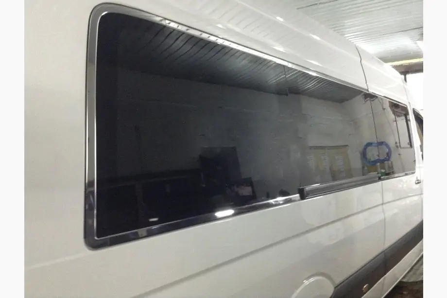Volkswagen Crafter 2006–2016 Pilns logu apmaļu komplekts (nerūsējošais tērauds) Image