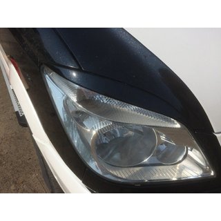 Taisnas lukturu uzacis (melnas, ABS, 2006-2013) Mercedes Sprinter W906 2006–2018 foto 2