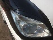 Mercedes Sprinter W906 2006–2018 Taisnas lukturu uzacis (melnas, ABS, 2006-2013) foto 2
