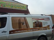 Mercedes Sprinter W906 2006–2018 Jumta reliņi Shark (melni balsti) foto 2
