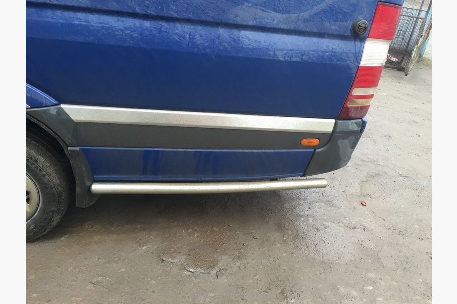 Mercedes Sprinter W906 2006–2018 Sānu caurules aiz aizmugurējā riteņa (2 gab., nerūsējošais tērauds) Garā riteņu bāze, 70 mm Foto 6
