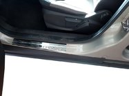 Ford Courier 2014–2023 Durvju sliekšņu uzlikas OmsaLine (4 gab., nerūsējošais tērauds) foto 1