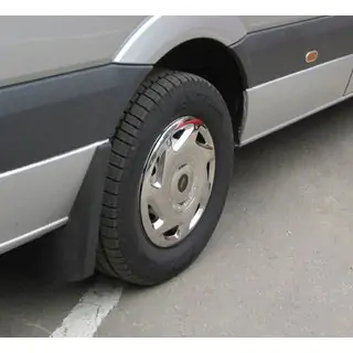 OEM nerūsējošā tērauda riteņu uzlikas (vienas ass, 4 gab.) foto 3