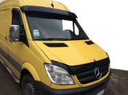 Mercedes Sprinter W906 2006–2018 Vējstikla vizieris ar rāmi V1 (melns spīdīgs, 5 mm) foto 1
