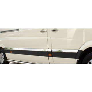 Durvju moldingi (nerūsējošais tērauds) Volkswagen Crafter 2006–2016 foto 2