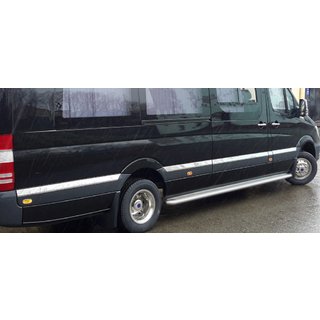 Durvju moldingi (nerūsējošais tērauds) Volkswagen Crafter 2006–2016 foto 3